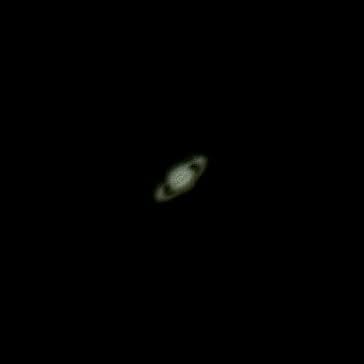 Saturn and its rings photographed by Jeremiah Smith